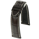 RIOS CONNOISSEUR Genuine Alligator Leather Watch Straps