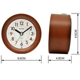 Rhythm Wooden Beep Alarm Clock CRE968NR06