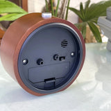 Rhythm Wooden Beep Alarm Clock CRE968NR06