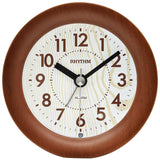 Rhythm Wooden Beep Alarm Clock CRE968NR06