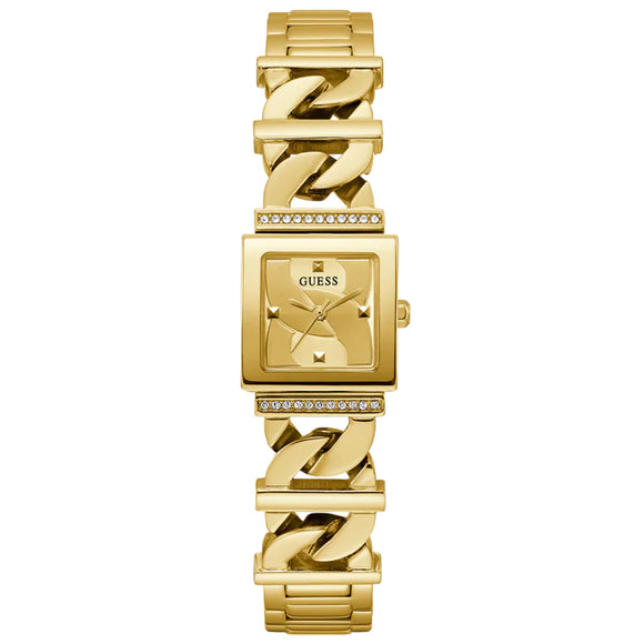 Guess Runaway Gold Tone Stainless Steel Strap Ladies Watch GW0603L2 - Watch it! Pte Ltd