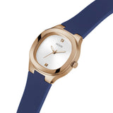 Guess Eve Blue Silicone Strap Ladies Watch GW0658L3