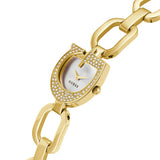 Guess Gia Logo Gold Tone Stainless Steel Strap Ladies Watch GW0683L2 - Watch it! Pte Ltd