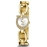 Guess Gia Logo Gold Tone Stainless Steel Strap Ladies Watch GW0683L2 - Watch it! Pte Ltd