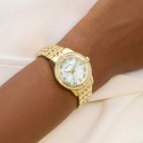 Guess Colette Gold Tone Analog Ladies  Watch GW1027L2