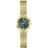 Guess Louisa Gold Tone Mesh Bracelet Strap Ladies Watch GW1086L2
