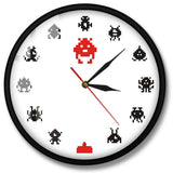 Retro Game Space Alien Space Invader Decorative Wall Clock ISN-0653 - Watch it! Pte Ltd
