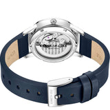Kenneth Cole Blue Leather  Strap Automatic Ladies Watch KCWLE2219201 - Watch it! Pte Ltd