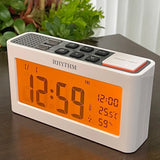Rhythm Auto-Light Digital Alarm Clock LCT101NR03