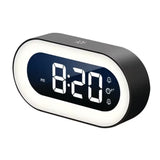 LED Digital Micro USB powered Alarm Clock With Volume Control & Night Light