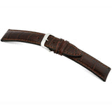 RIOS LOUISIANA Embossed Alligator Grain Leather Watch Straps