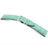 RIOS LOUISIANA Embossed Alligator Grain Leather Watch Straps