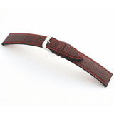 RIOS ORLANDO Embossed Alligator Grain Leather Watch Straps