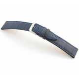 RIOS ORLANDO Embossed Alligator Grain Leather Watch Straps