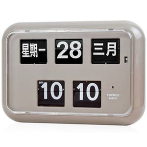 Twemco QD-35 Flip Clock Grey (Chinese Character) – Watch it! Pte Ltd