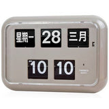 Twemco QD-35 Flip Clock Grey (Chinese Character) - Watch it! Pte Ltd