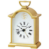 Seiko Gold Plated Carriage Clock QHE004G - Watch it! Pte Ltd