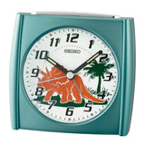Seiko Bedside Alarm Clock with Dinosaur Print Designs QHE212 - Watch it! Pte Ltd