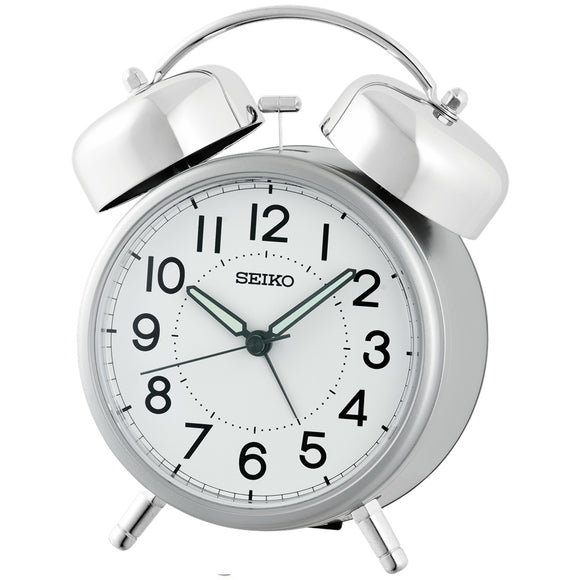 SEIKO Bedside Bell Alarm Clock QHK063