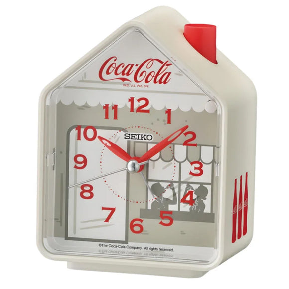 Seiko Limited Edition COCA-COLA Collaboration Alarm Clock QHP902W