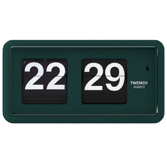 Twemco QT-30 Flip Clock Green (24 Hour)