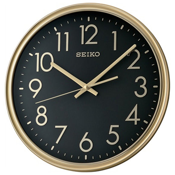 Seiko Classic Gold Wall Clock QXA744F