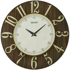 Seiko Big Decorative Wooden Wall Clock QXA800Z