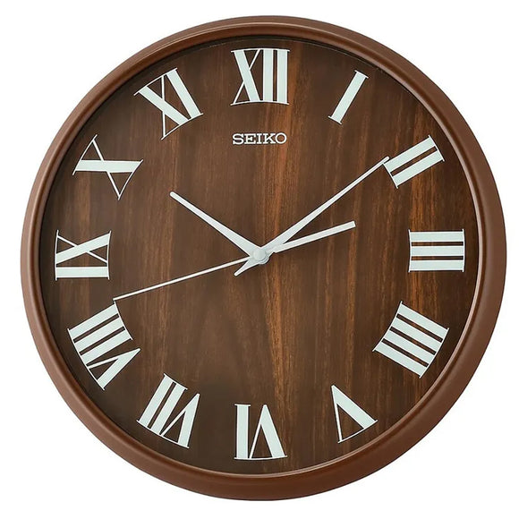 Seiko Wooden Design Decorative Wall Clock QXA810Z