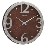 Seiko Wooden Rattan Dial Design Decorative Wall Clock QXA841B - Watch it! Pte Ltd