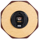 Seiko Diamond Cut Octagon Shape Wooden Wall Clock QXA863B - Watch it! Pte Ltd