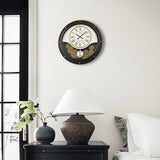 Seiko 18 Melodies Pendulum Wall Clock QXM617K