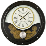 Seiko 18 Melodies Pendulum Wall Clock QXM617K