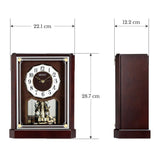 Seiko Wooden Decorative Mantel Clock QXN233B