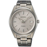 Seiko Mens Titanium Quartz Watch SUR369P1