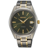 Seiko Mens Titanium Quartz Watch SUR377P1