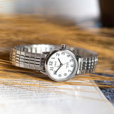 Timex EASY READER Silver-tone Expansion Band Ladies Watch TW2V05800