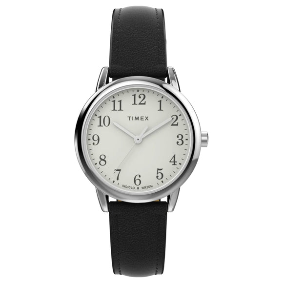 Timex Ladies EASY READER Vegan Leather Strap Watch TW2W32500