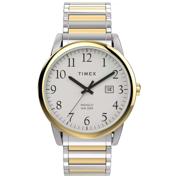 Timex Men's EASY READER Two-tone Expansion Band Watch TW2W52100