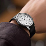 Timex MODERN EASY READER with Day-Date Leather Strap Men's Watch TW2W68300