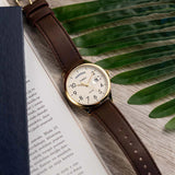 Timex MODERN EASY READER with Day-Date Leather Strap Men's Watch TW2W68400