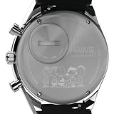 Timex Q Chronograph x Peanuts Snoopy Leather Strap Watch TW2W68900