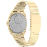Timex Q Reissue Enigma Gold Plated Steel Bracelet Watch TW2Y34400