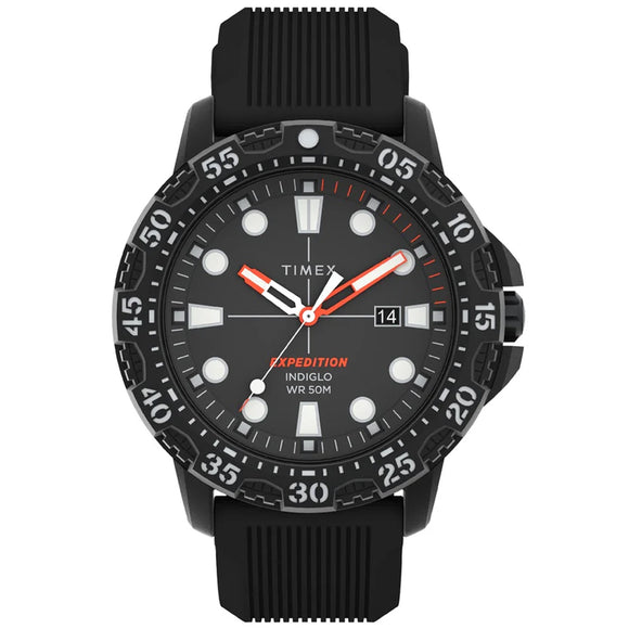 Timex EXPEDITION GALLATIN Black Silicone Strap Watch TW4B25500