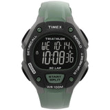 Timex Ironman Triathlon Classic 30 Digital Green Silicone Strap Watch TW5M67300