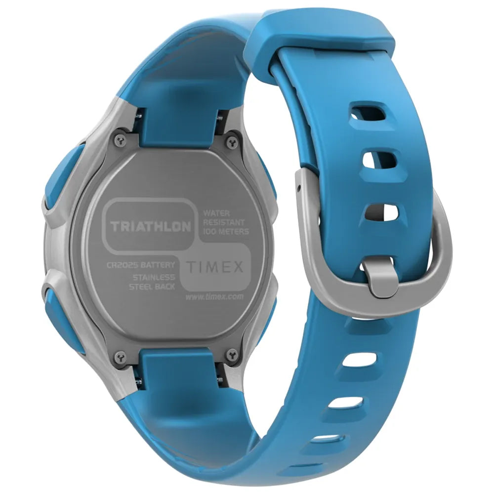 TIMEX  IRONMAN  TRIATHLON デジタル A423 Timex Ironman Triathlon Classic Digital Blue Silicone Strap Watch