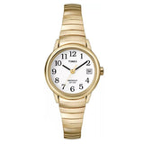 Timex EASY READER Ladies Watch Gold-tone Expansion Band and Leather Strap Box Set TWG025300