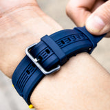 The Electricianz - THE CABLE Z WITH BLUE RUBBER STRAP ELZ.ZZ.A1A/04 - Watch it! Pte Ltd