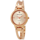Anne Klein Genuine Diamond Dial Open Bangle Style Ladies Watch AK/2626RGRG - Watch it! Pte Ltd