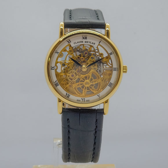 Claude Meylan Lionne Skeletonized Automatic Watch (Pre-Owned)