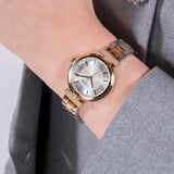 Guess Array Two-Tone Mesh Bracelet Ladies Watch GW0762L5